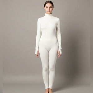 MM6 Maison Margiela Capsule White Turtleneck Bodysuit  XS NWT  RARE